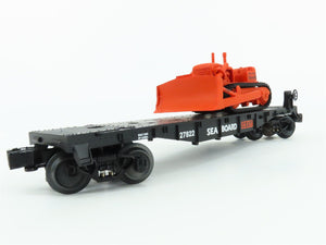 O Gauge 3-Rail Lionel 6-27822 CSXT Seaboard Flatcar #27822 w/ Bulldozer Load