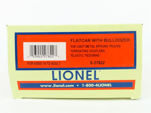 O Gauge 3-Rail Lionel 6-27822 CSXT Seaboard Flatcar #27822 w/ Bulldozer Load