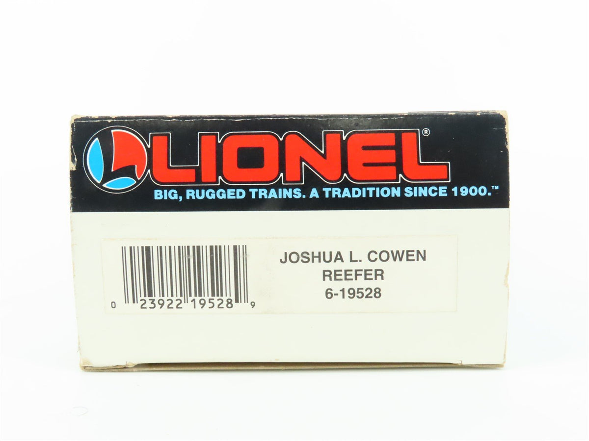 O Gauge 3-Rail Lionel 6-19528 Joshua L. Cowen Reefer Car #19528