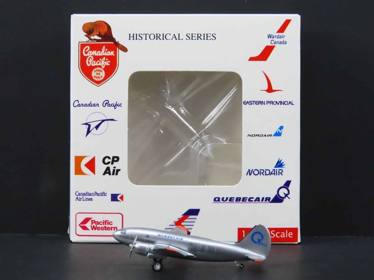 1:400 Aero Classics Die-Cast Quebec Air Curtiss Wright C-46 Commando Airliner