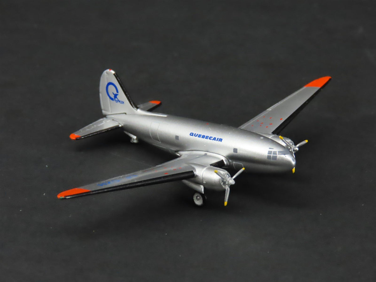 1:400 Aero Classics Die-Cast Quebec Air Curtiss Wright C-46 Commando Airliner