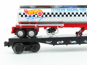 O Gauge 3-Rail Lionel 6-52130 Hot Wheels Flatcar #21697 w/HW Tank Trailer Load