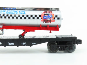 O Gauge 3-Rail Lionel 6-52130 Hot Wheels Flatcar #21697 w/HW Tank Trailer Load