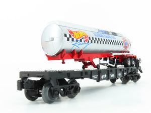 O Gauge 3-Rail Lionel 6-52130 Hot Wheels Flatcar #21697 w/HW Tank Trailer Load