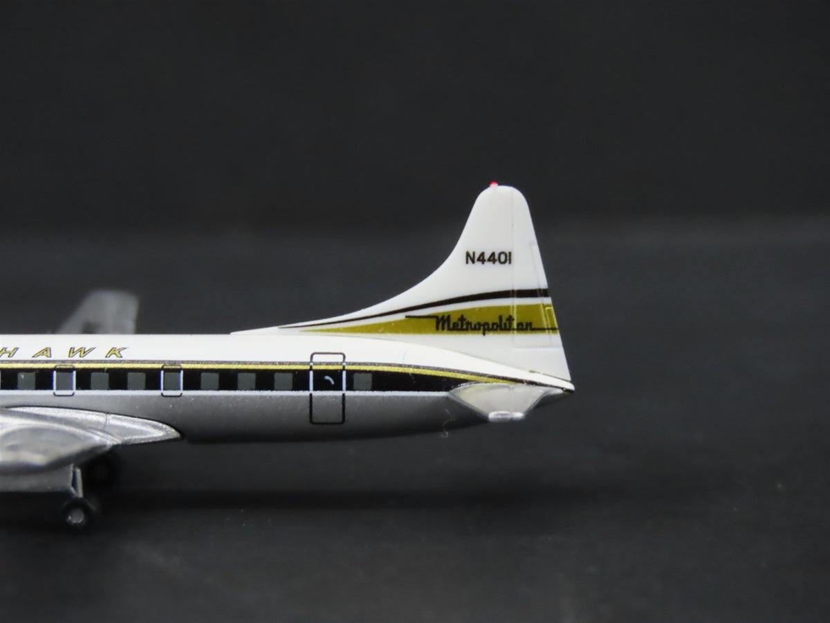 1:500 Herpa Wings 517829 Die-Cast Mohawk Airlines Convair CV-440 Airliner N4401