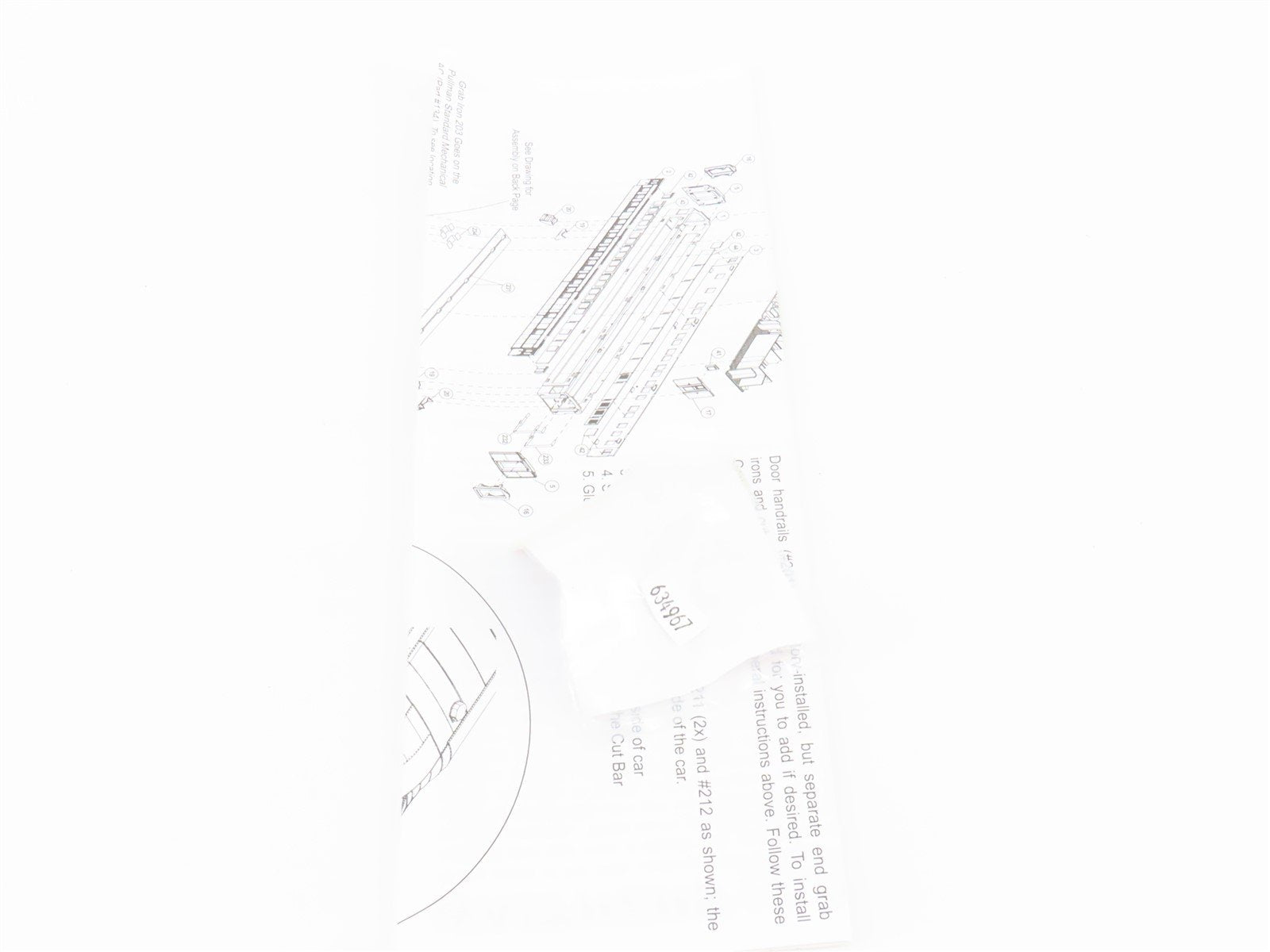 HO Scale Walthers 932-10004 PRR Pennsylvania Pullman Heavyweight Passenger