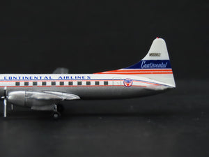 1:500 Herpa Wings 517843 Die-Cast Continental Airlines Convair CV-440 Airliner