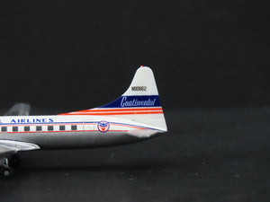 1:500 Herpa Wings 517843 Die-Cast Continental Airlines Convair CV-440 Airliner