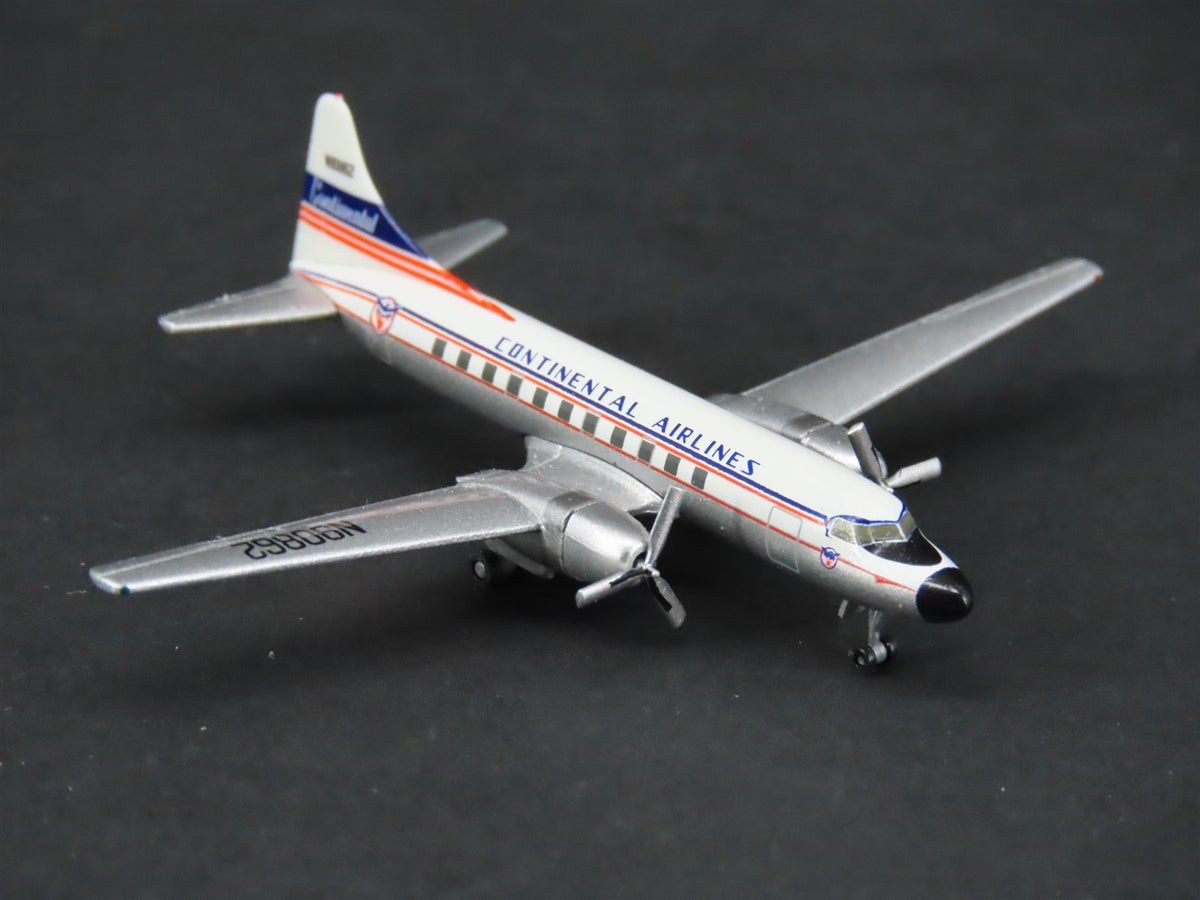 1:500 Herpa Wings 517843 Die-Cast Continental Airlines Convair CV-440 Airliner