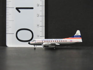 1:500 Herpa Wings 517843 Die-Cast Continental Airlines Convair CV-440 Airliner