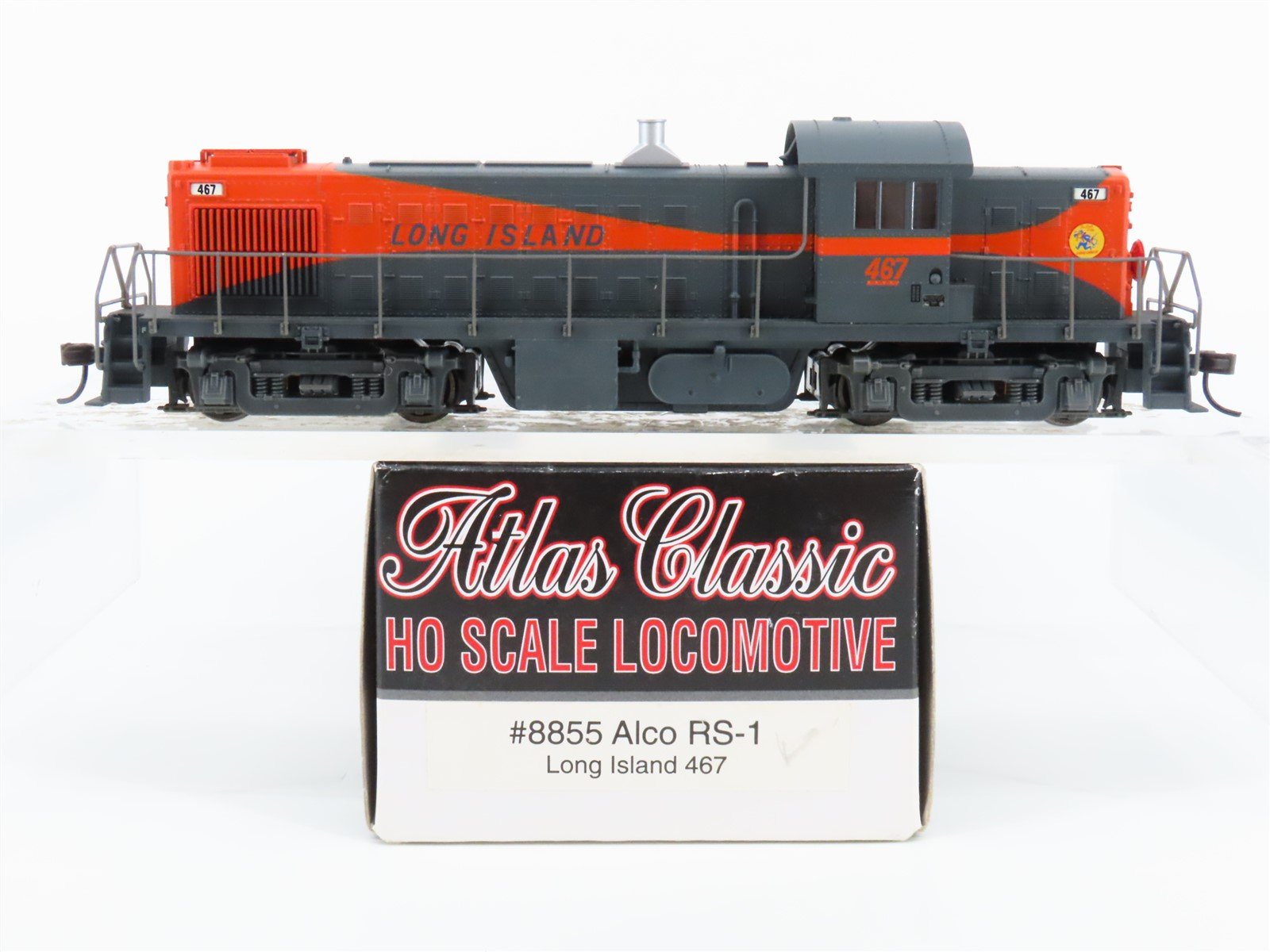 HO Scale Atlas Classic 8855 LIRR Long Island ALCO RS-1 Diesel Locomotive #467