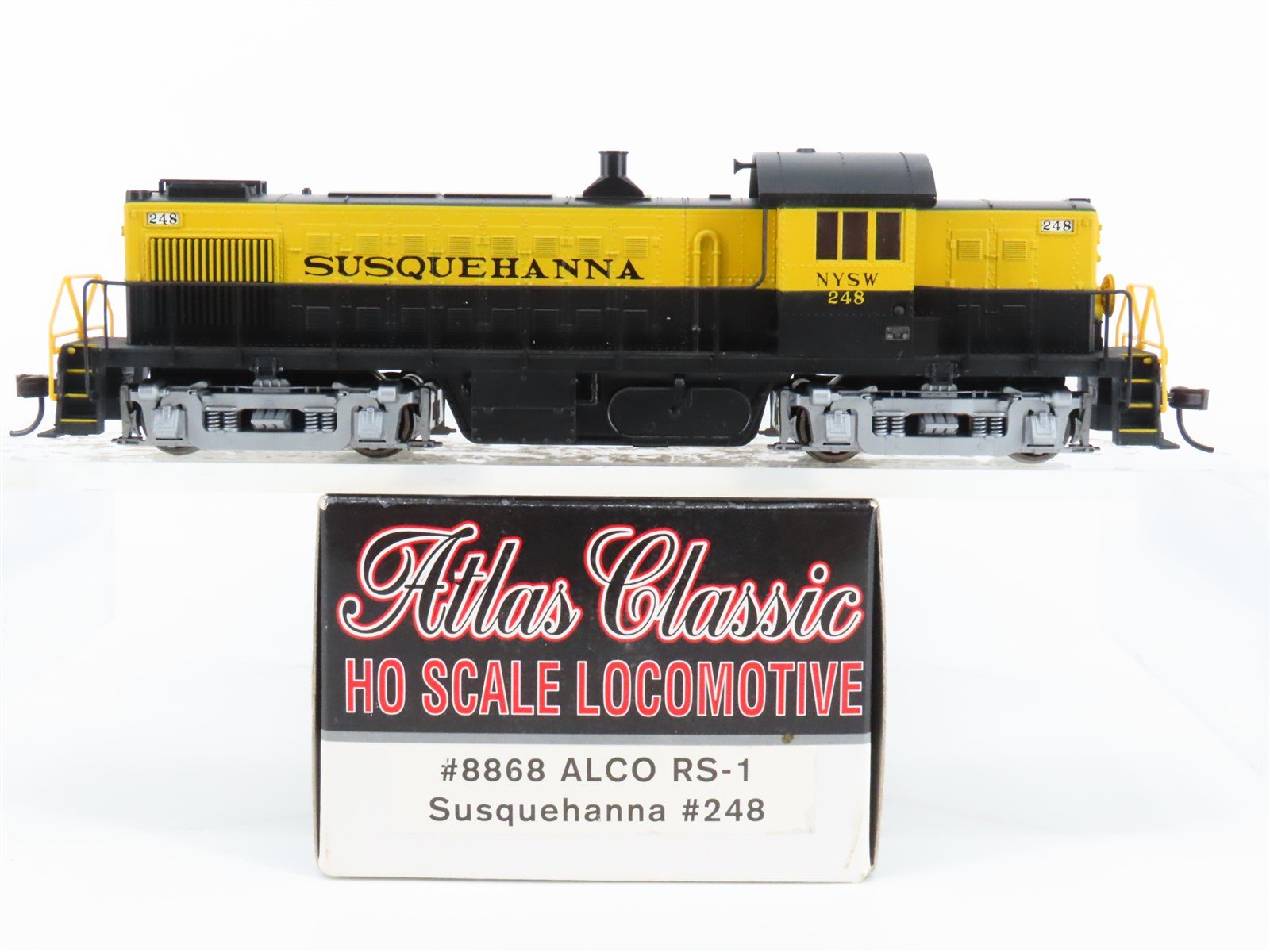 HO Scale Atlas Classic 8868 NYSW Susquehanna ALCO RS-1 Diesel Locomotive #248