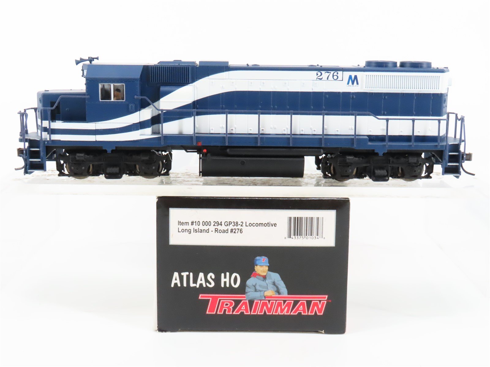 HO Atlas Trainman 10000294 MTA LIRR Long Island GP38-2 Diesel #276 - DCC Ready