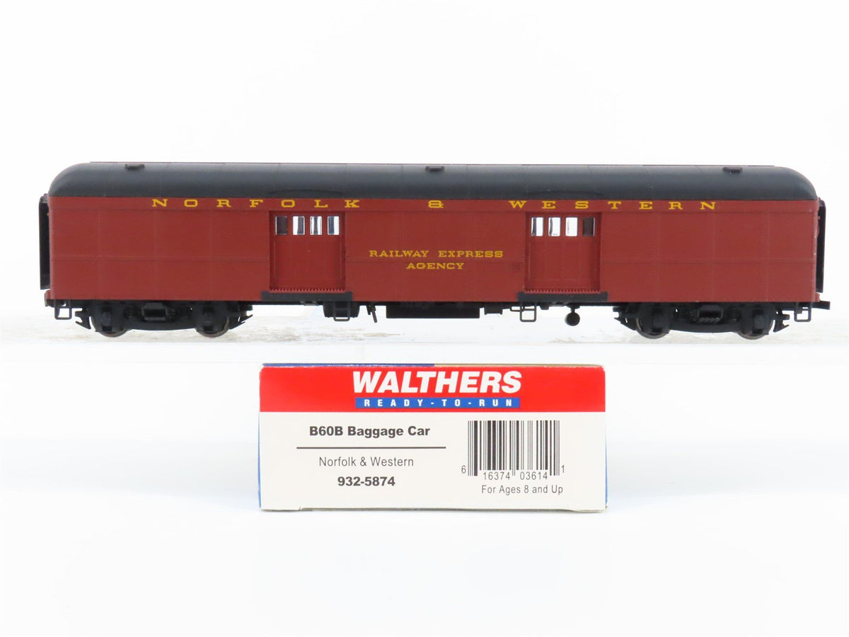 HO Scale Walthers 932-5874 N&amp;W Norfolk &amp; Western Railroad Baggage Passenger