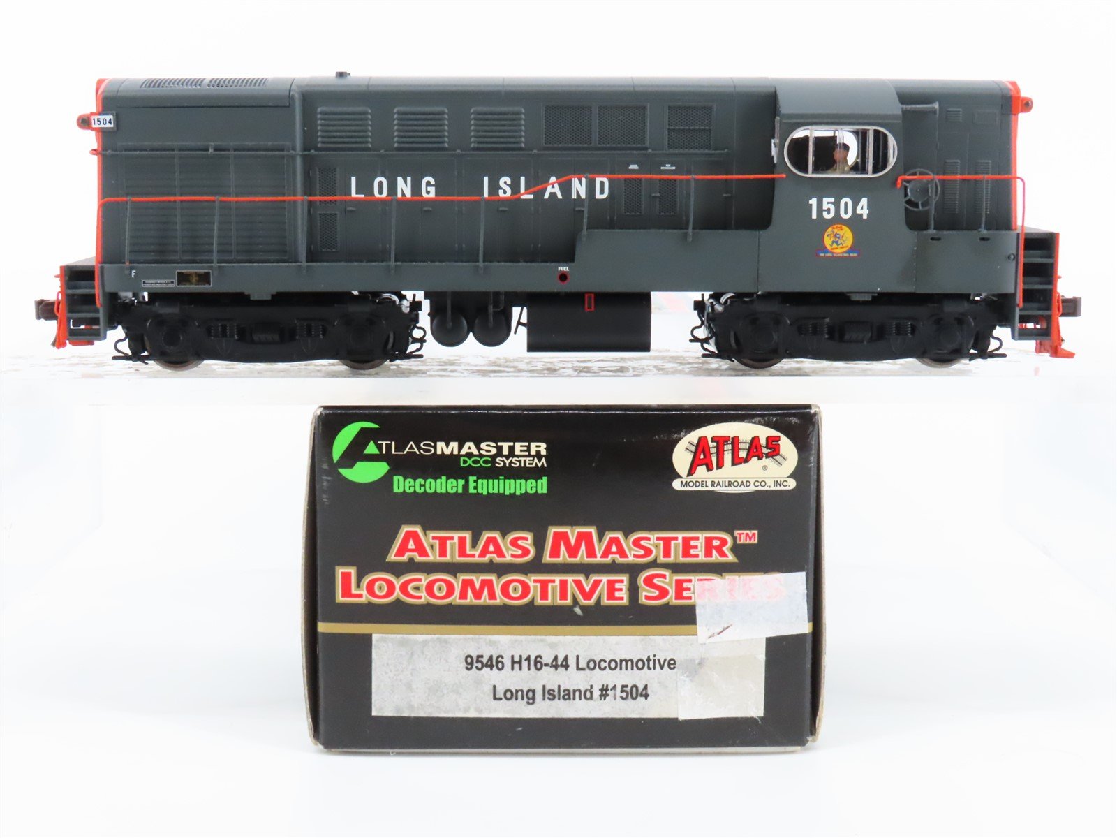 HO Scale Atlas Master 9546 LIRR Long Island FM H16-44 Diesel #1504 w/ DCC