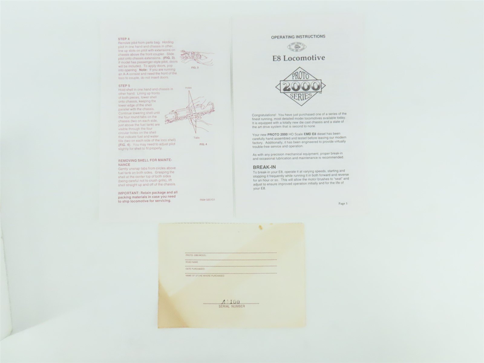 HO Scale Proto 2000 8712 IC Illinois Central E8/9A Diesel Locomotive #4022