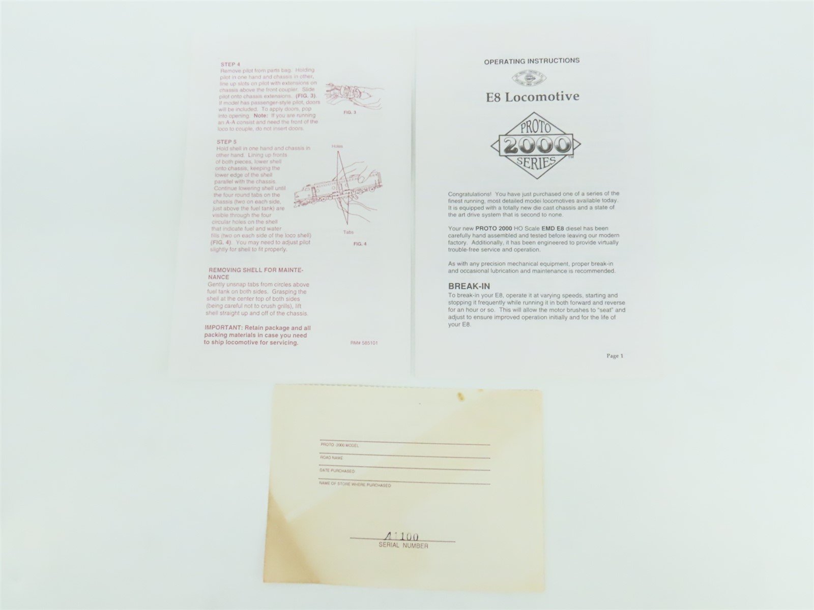 HO Scale Proto 2000 8712 IC Illinois Central E8/9A Diesel Locomotive #4022