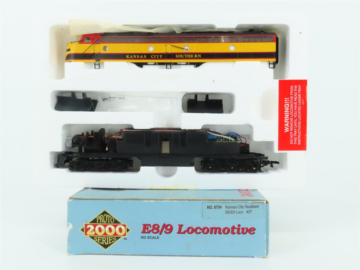 HO Scale Proto 2000 8704 KCS Kansas City Southern E8/9A Diesel Locomotive #27