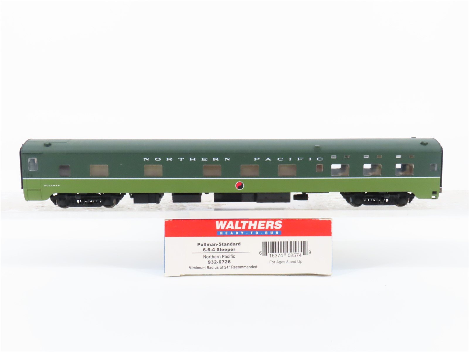 HO Scale Walthers 932-6726 NP Northern Pacific Pullman Sleeper Passenger