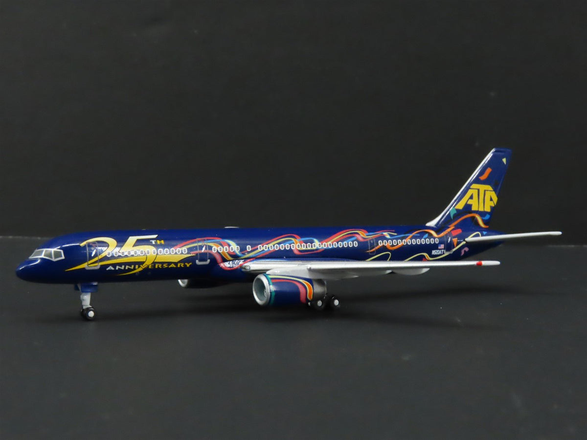 1:400 Gemini Jets GJATA086 Die-Cast ATA 25th Boeing 757-23N Aircraft N520AT