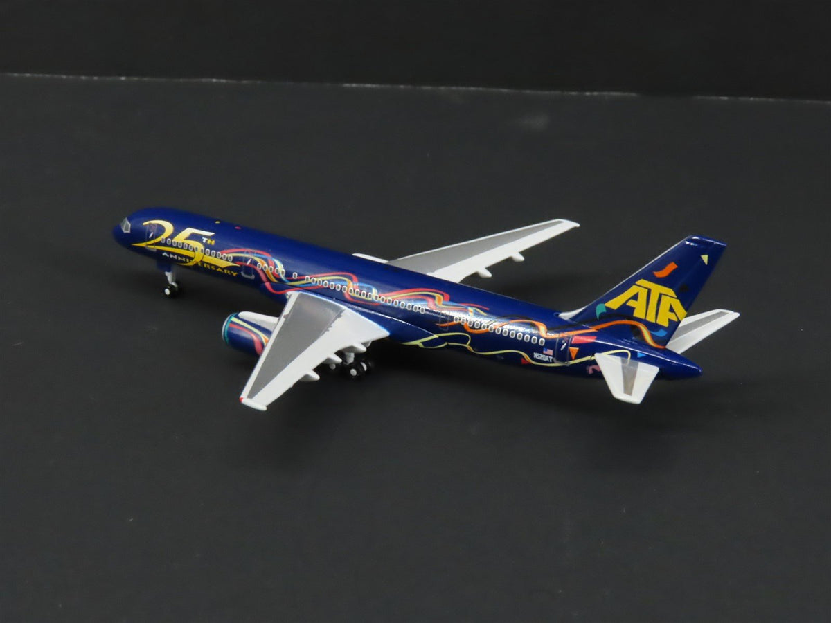 1:400 Gemini Jets GJATA086 Die-Cast ATA 25th Boeing 757-23N Aircraft N520AT