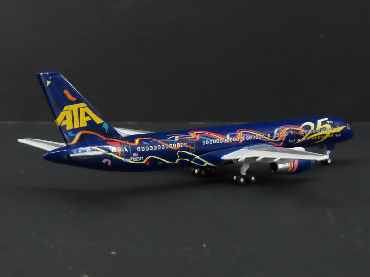 1:400 Gemini Jets GJATA086 Die-Cast ATA 25th Boeing 757-23N Aircraft N520AT