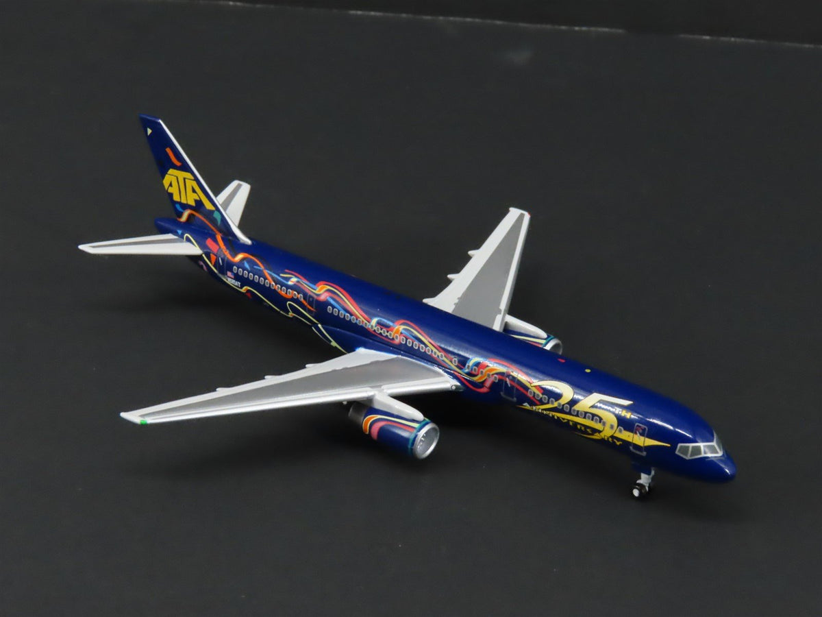 1:400 Gemini Jets GJATA086 Die-Cast ATA 25th Boeing 757-23N Aircraft N520AT