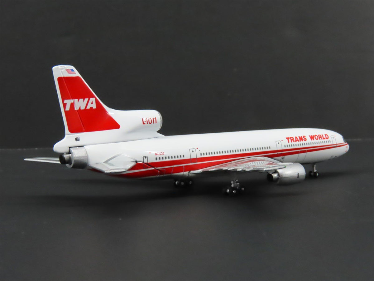 1:400 Scale Gemini Jets GJTWA042 Die-Cast TWA Lockheed L-1011-385-1-15 Aircraft