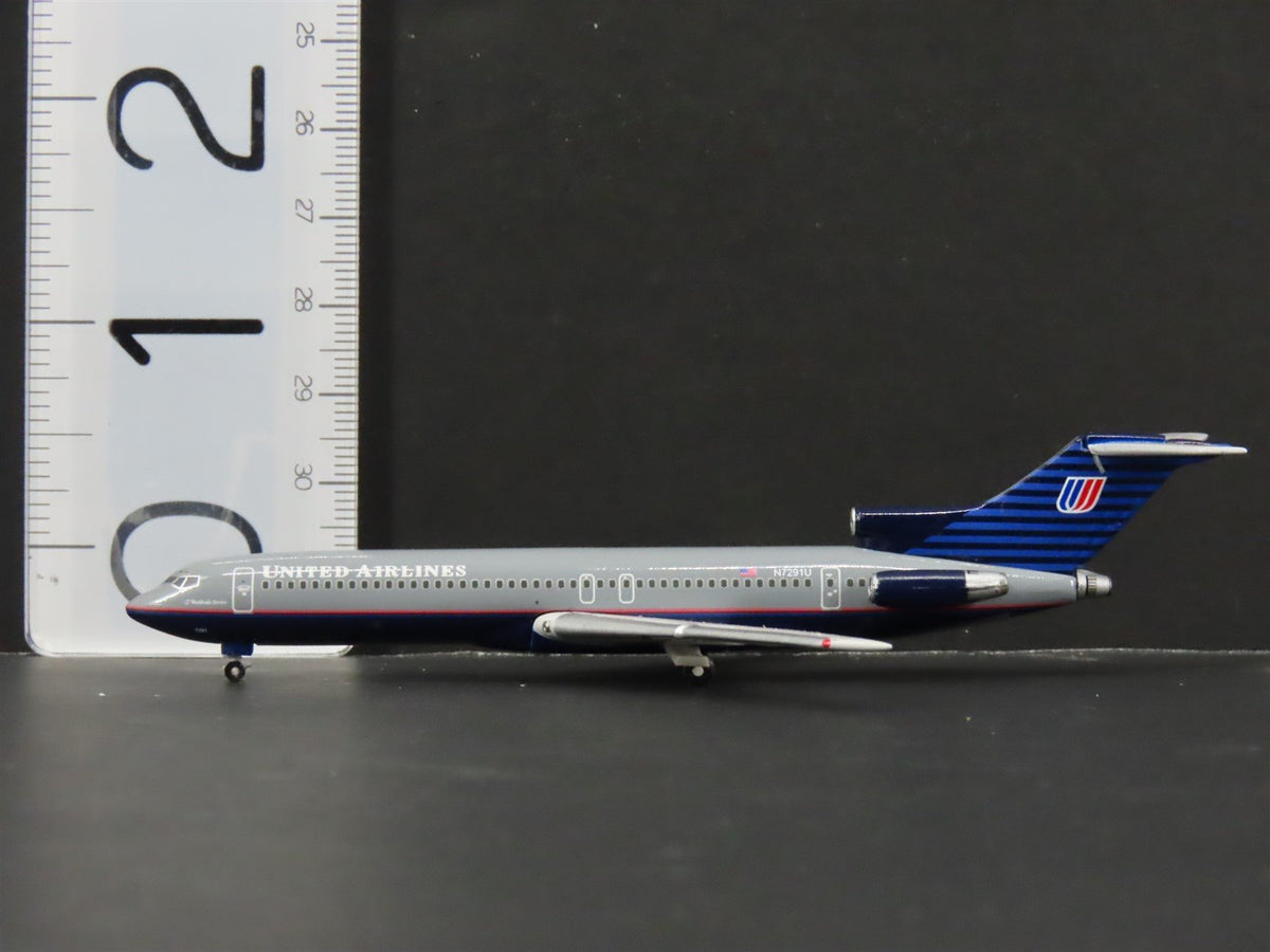 1:400 Scale Gemini Jets GJUAL114 Die-Cast United Boeing 727-222A Aircraft N7291U