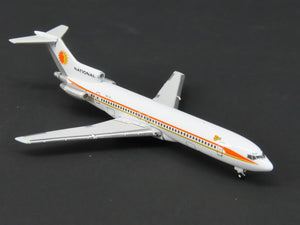 1:400 Scale Gemini Jets GJNAL294 Die-Cast National Boeing 727-335 Aircraft N4734