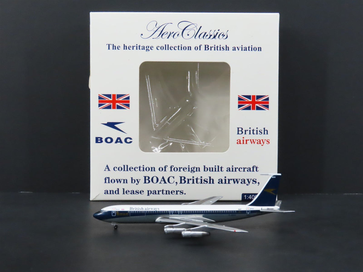 1:400 Scale Aero Classics Die-Cast British Airways Boeing 707-320 Airliner