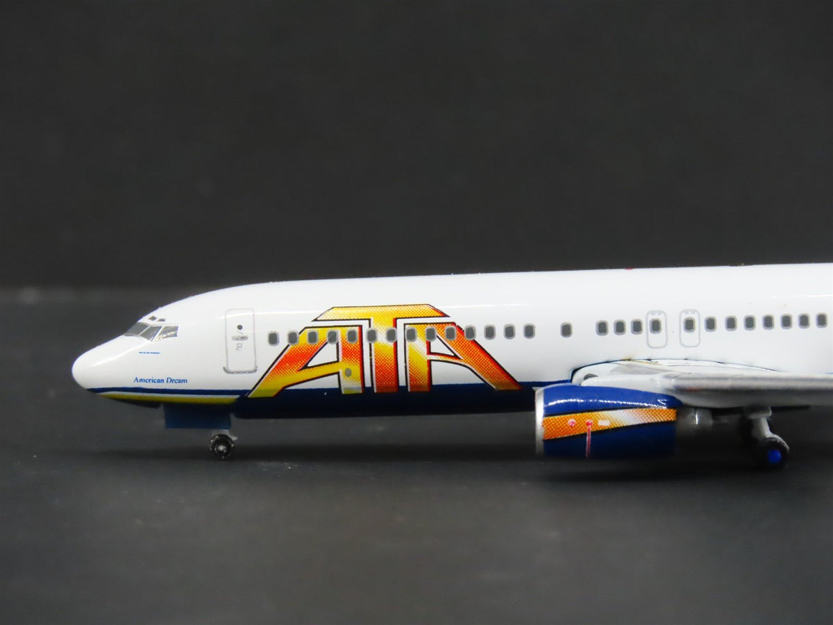 1:400 Scale Gemini Jets GJATA250 Die-Cast ATA Boeing 737-800 Aircraft N301TZ