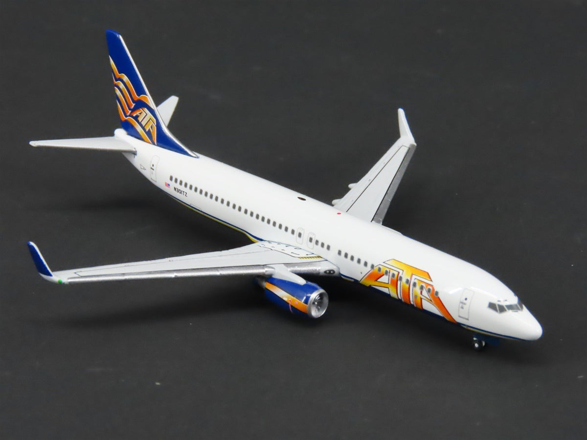 1:400 Scale Gemini Jets GJATA250 Die-Cast ATA Boeing 737-800 Aircraft N301TZ