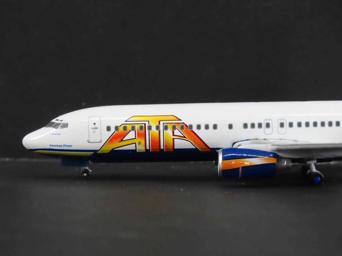 1:400 Scale Gemini Jets GJATA250 Die-Cast ATA Boeing 737-800 Aircraft N301TZ