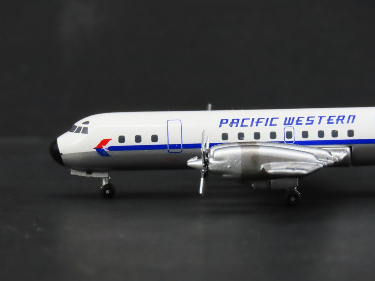 1:400 Scale Aero Classics Die-Cast Pacific Western Lockheed L-188 Airliner