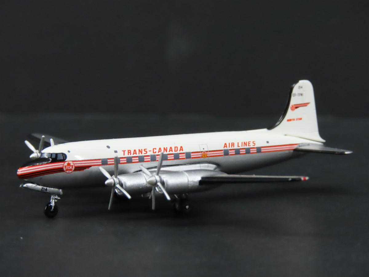 1:400 Scale Aero Classics Die-Cast Trans-Canada Airlines Douglas DC-4 Airliner