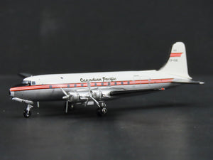 1:400 Scale Aero Classics Die-Cast Canadian Pacific Douglas DC-4 Airliner