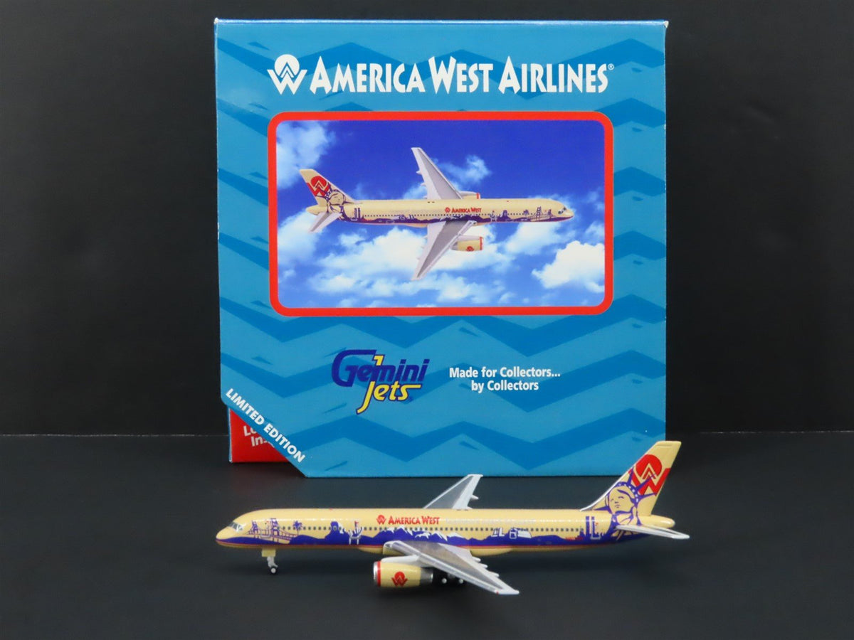 1:400 Scale Gemini Jets GJAWE227 Die-Cast America West Boeing 757-200 Aircraft
