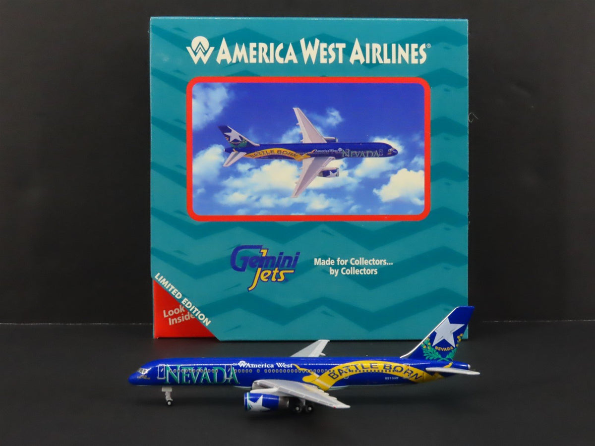 1:400 Gemini Jets GJAWE252 Die-Cast America West Nevada Boeing 757-200 Aircraft