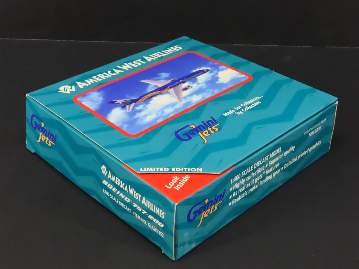 1:400 Gemini Jets GJAWE252 Die-Cast America West Nevada Boeing 757-200 Aircraft