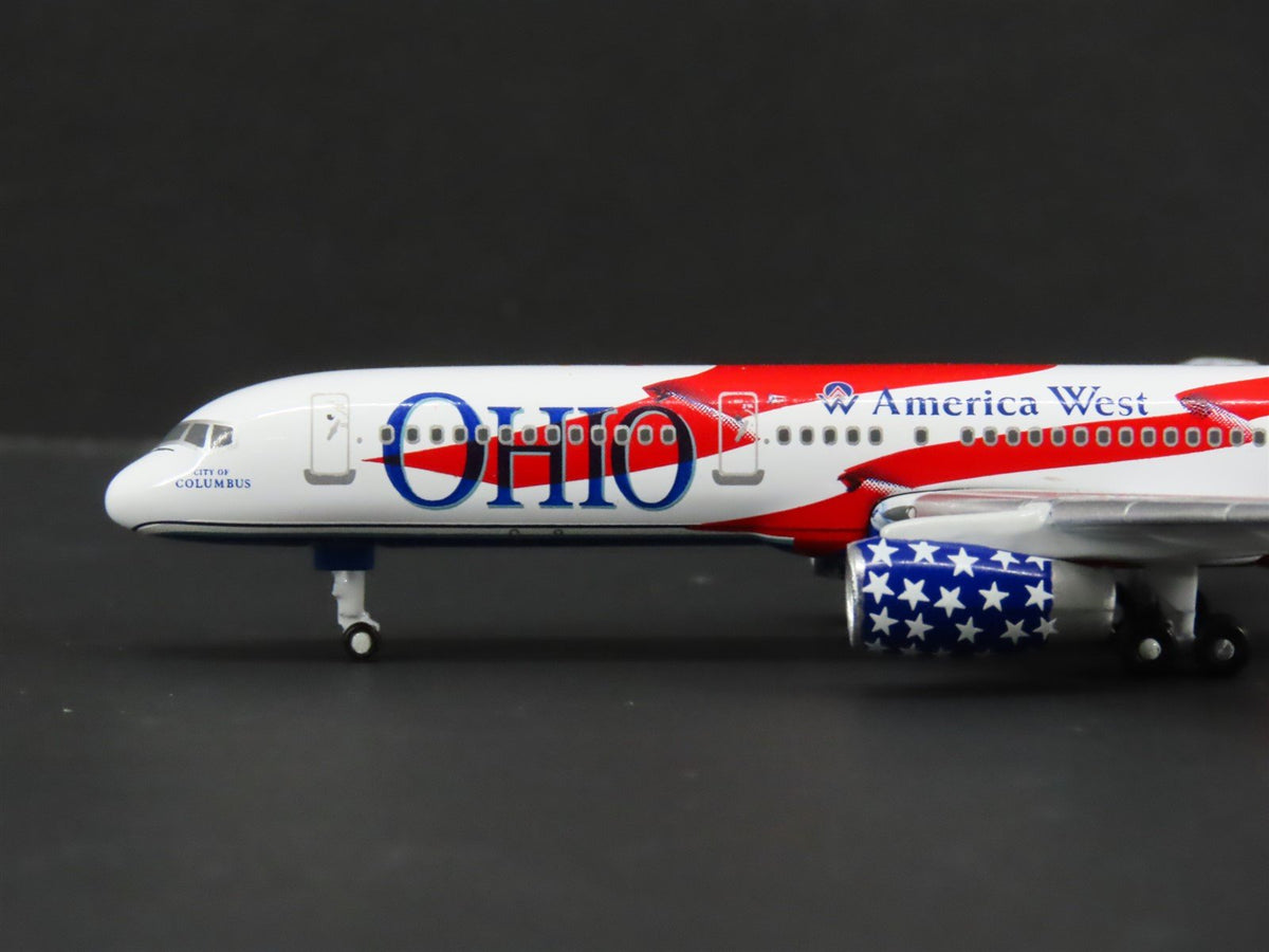 1:400 Gemini Jets GJAWE270 Die-Cast America West Ohio Boeing 757-200 Aircraft