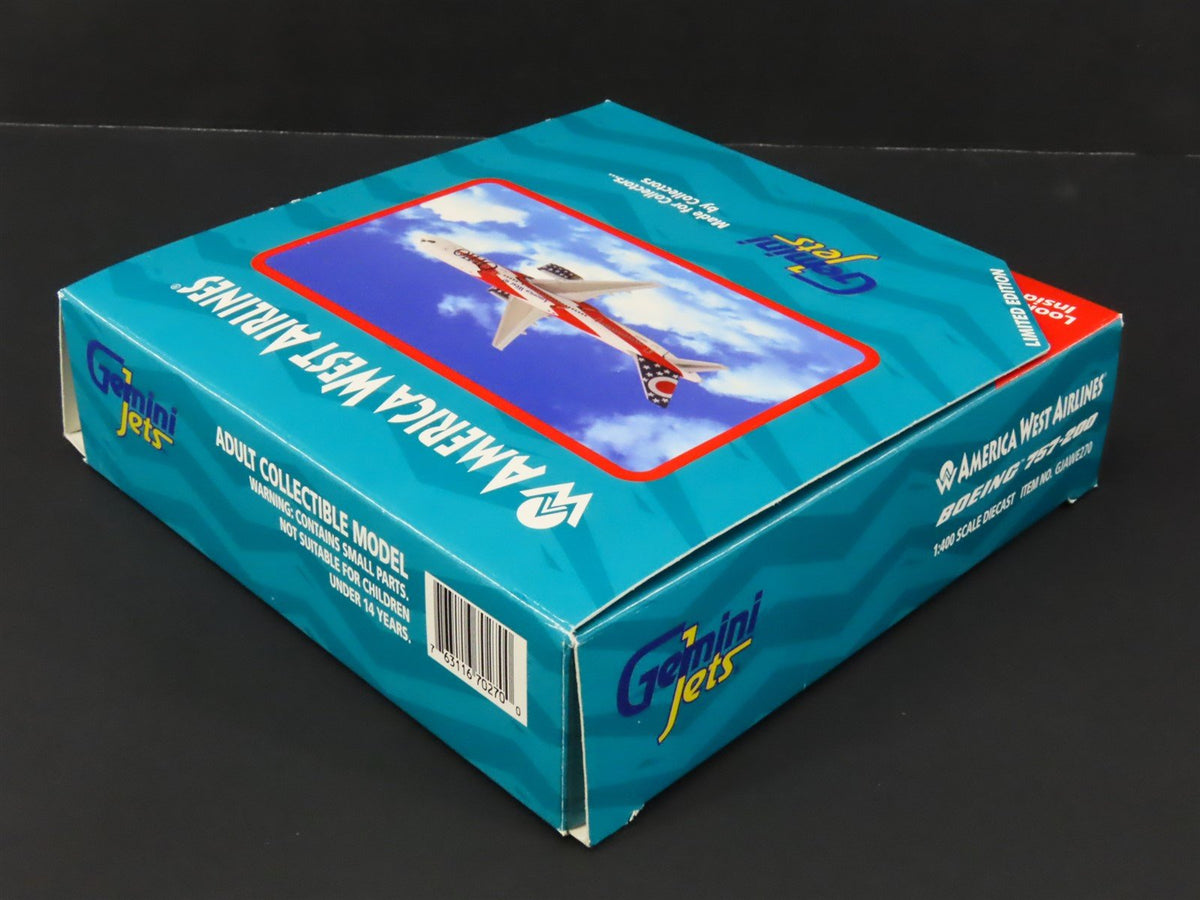 1:400 Gemini Jets GJAWE270 Die-Cast America West Ohio Boeing 757-200 Aircraft