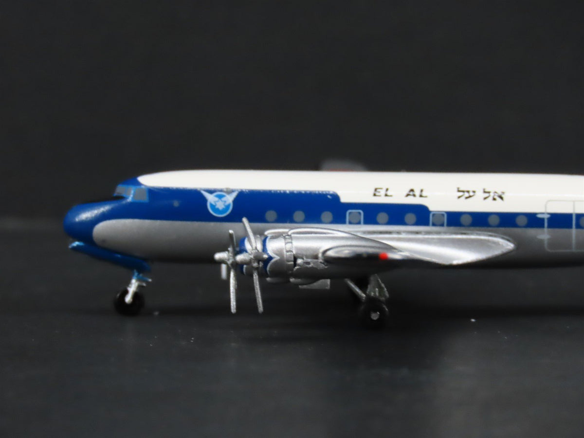 1:400 Scale Aero Classics Die-Cast El Al Douglas DC-4 Airliner 4X-ADB