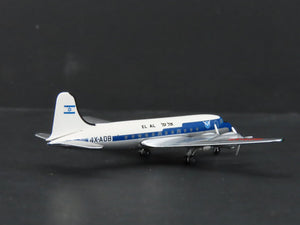 1:400 Scale Aero Classics Die-Cast El Al Douglas DC-4 Airliner 4X-ADB