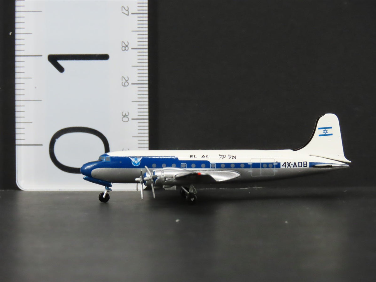 1:400 Scale Aero Classics Die-Cast El Al Douglas DC-4 Airliner 4X-ADB
