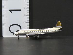 1:400 Aero Classics Diecast Continental Airlines Vickers Viscount V-800 Airliner