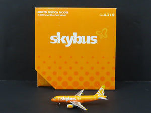 1:400 Scale Gemini Jets GJSKV801 Die-Cast Skybus Airbus A319 Aircraft N521VA
