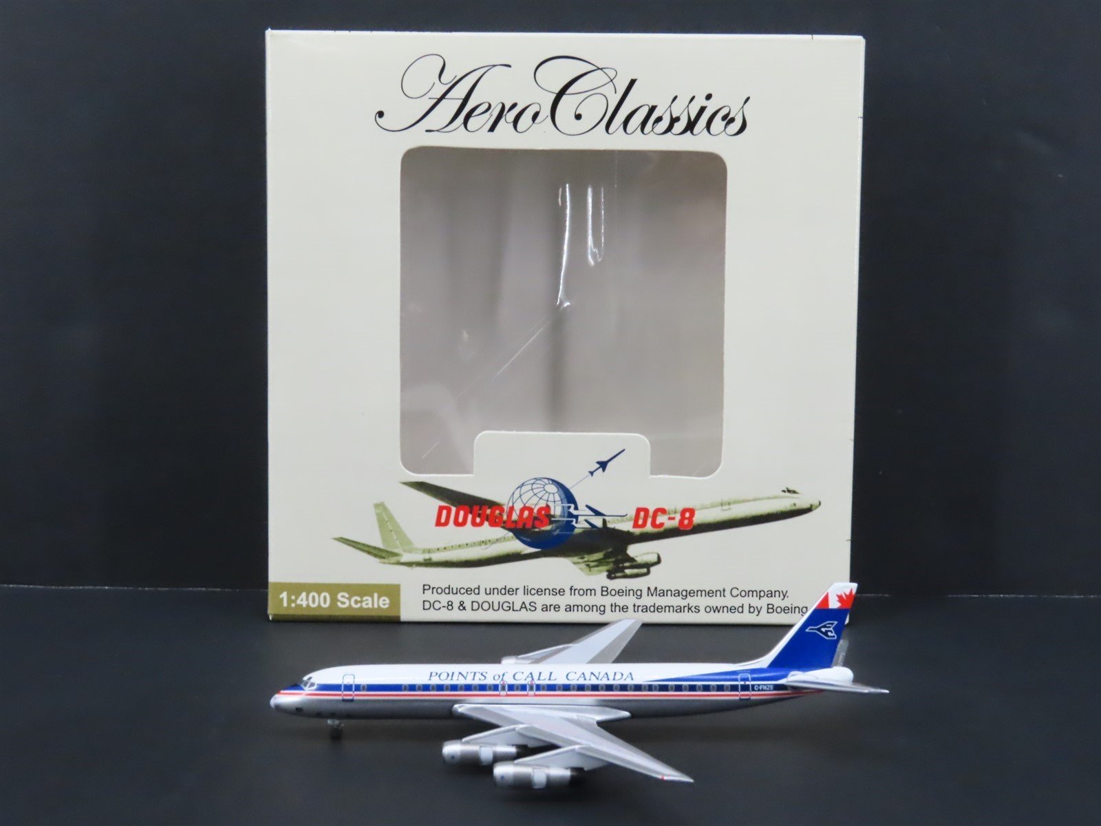 1:400 Aero Classics Points of Call Canada McDonnell Douglas DC-8-52 Aircraft