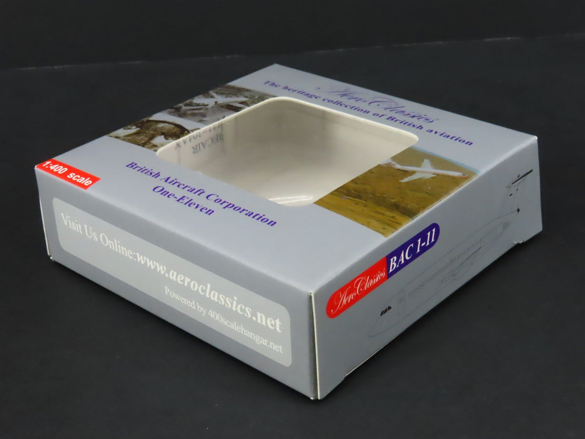 1:400 Scale Aero Classics Diecast Quebec Air BAC 1-11 Airliner CF-QBN