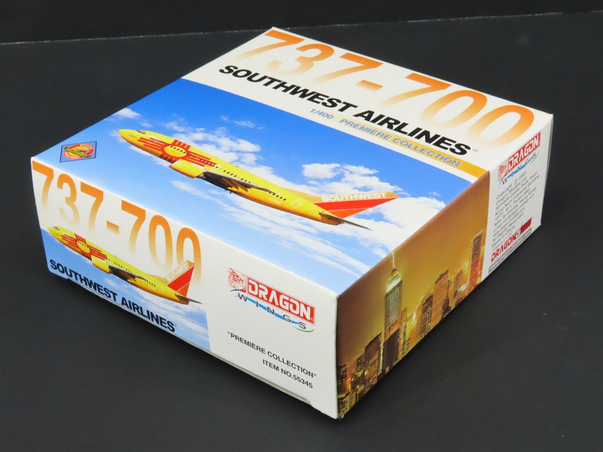 1:400 Scale Dragon Wings 55345-03 Die-Cast Southwest Boeing 737-700 Aircraft